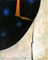 contemporary painting, night sky