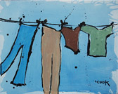 clothesline painting