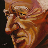 old man portrait painting