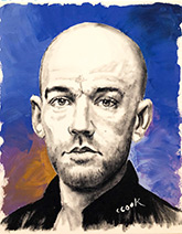 michael stipe portrait painting