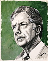 painting of jimmy carter