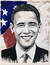 barack obama portrait painting