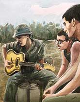 vietnam war paintings-music