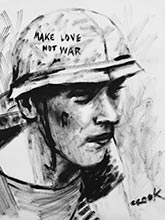 georgia artists vietnam war paintings- love not war