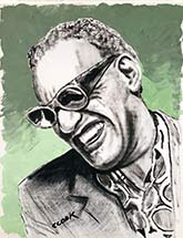 painting of ray charles