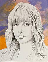 portrait of taylor swift