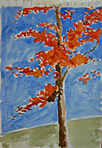 autumn tree landscape painting madison georgia